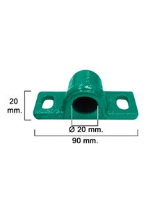Rolamento de metal para carrinho de mão de construção verde WOLFPACK LINEA PROFESIONAL - 1 2