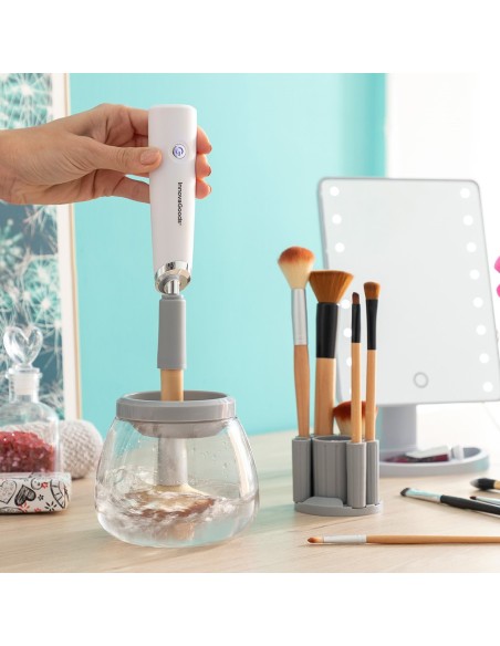 Maklin INNOVAGOODS Detergente e asciuga pennelli per trucco automatico