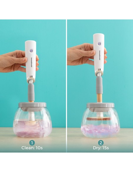 Maklin INNOVAGOODS Detergente e asciuga pennelli per trucco automatico