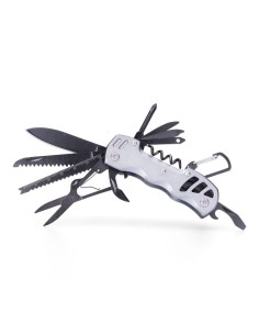 Multitool mit Karabiner silber Modell K2 EDM-Serie 2