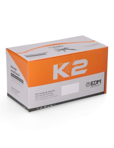 Multitool mit Karabiner silber Modell K2 EDM-Serie
