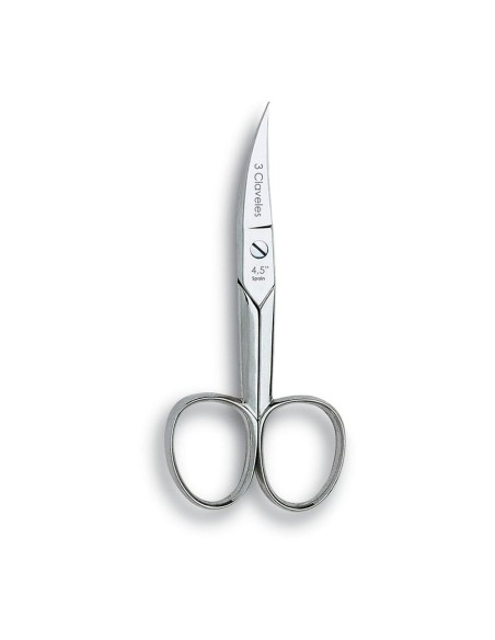 Curved nail scissors 4.5" 3 CLAVELES