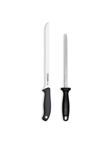 EVO ham knife and B sharpening steel set 3 CLAVELES