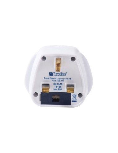 Worldwide multiple input adapter UK plug output TRAVEL BLUE TB-904