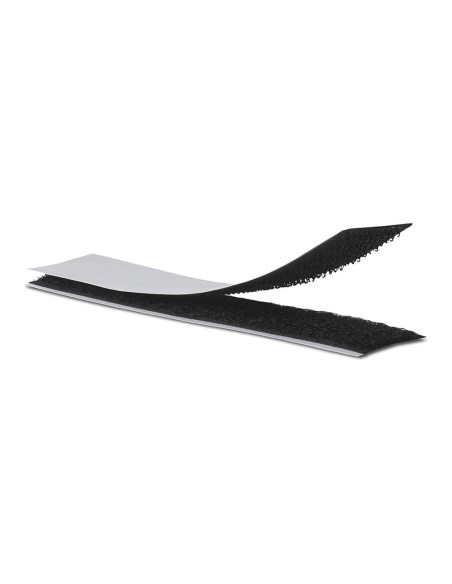 Adhesive strips hook-loop closure 2x10cm black INOFIX 2143-3