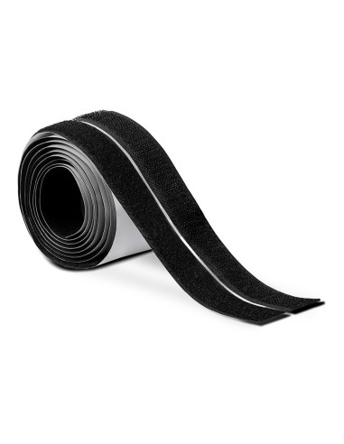 Selbstklebender Rollverschluss mit Hakenschlaufe 20 mm x 1,5 m, schwarz INOFIX 2144-3