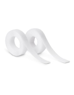 Thermal adhesive roll closure hook loop 20mm x 1.5m white INOFIX 2145-2