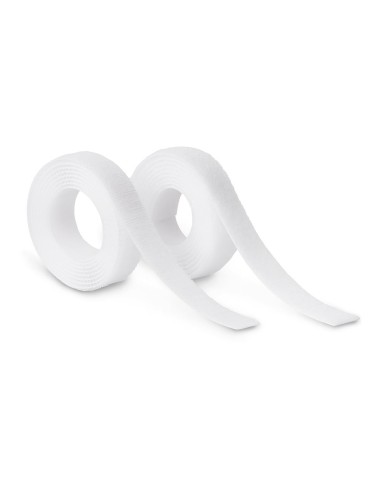 Thermal adhesive roll closure hook loop 20mm x 1.5m white INOFIX 2145-2