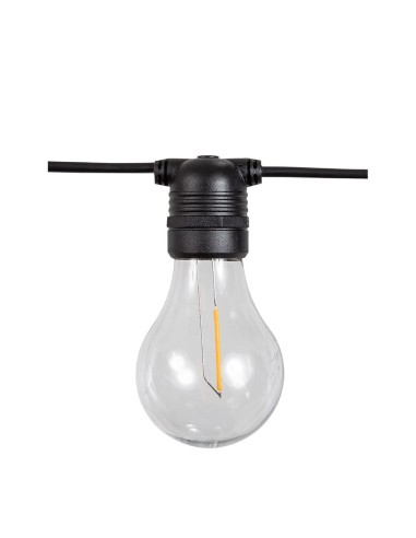 Allegra Solargirlande + schwarze Batterie 8 m 10 LED-Lampen NEUER GARTEN