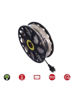 Fita LED 50m 60 leds/m 4.2w/m verde EDM 220-240v ip44 2