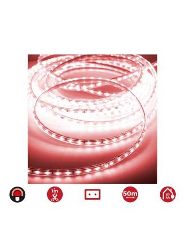 Fita LED 50m 60 leds/m 4.2w/m vermelha EDM ip44 220-240v