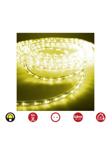 Flexible LED-Röhre 2-Wege-Multifunktion 48 m 36 LEDs/m gelb IP44 EDM
