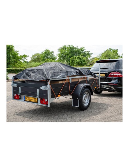 Schwarze Plane für Anhänger 2x3m BLACK+DECKER
