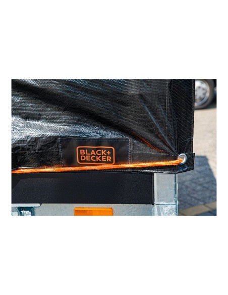 Bâche noire pour remorque 3x4m BLACK+DECKER