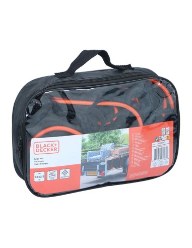 Elastic cargo net 1.6x2.5m mesh 10x10cm BLACK+DECKER