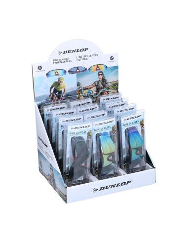DUNLOP cycling glasses with case assorted colors