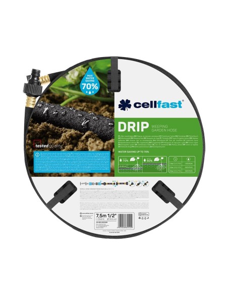 Porous drip irrigation hose set 12.5mm x 7.5m CELLFAST