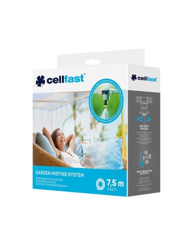 Conjunto de nebulização/ar condicionado externo CELLFAST de 7,5 m