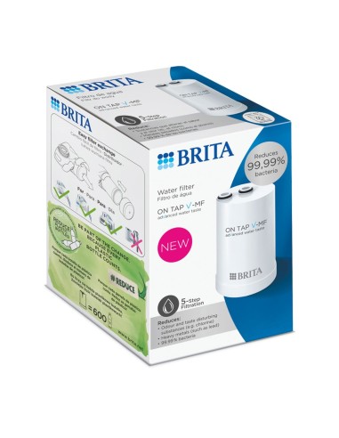 Replacement cartridge water filter 600l on tap filter v-mf p1-reduces bacteria BRITA 1052398