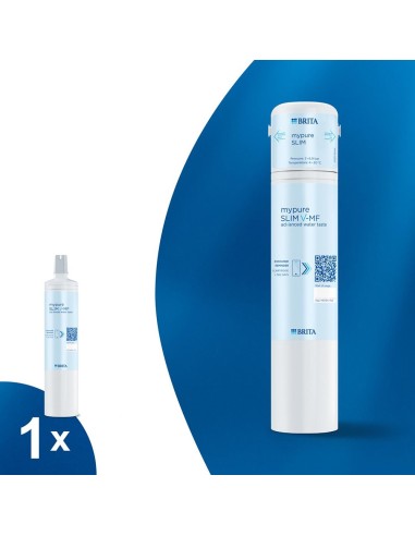 Système de filtration d'eau pour robinet mypure slim v-mf, filtre à eau BRITA 1053236