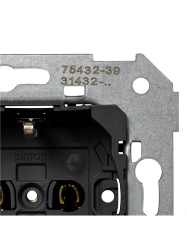 Bipolar socket 2P + TT Simon 75432-39