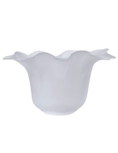 Tulipa de vidro Sonia 16x9.5cm abertura 5cm