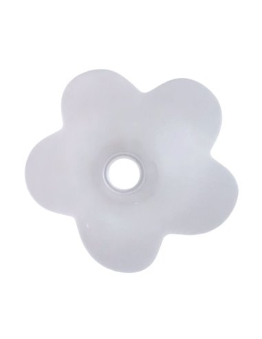 5-blättriger Glaslampenschirm 16x11cm Öffnung 3cm
