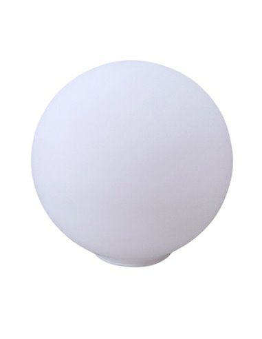 Matte opal glass lampshade 14x14cm opening 5cm