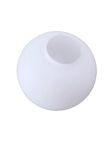 Matte opal glass lampshade 14x14cm opening 5cm