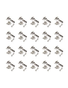 Emuca Hinge, D. 35 mm, insert, 100º opening, plates for screwing, 20 pcs.