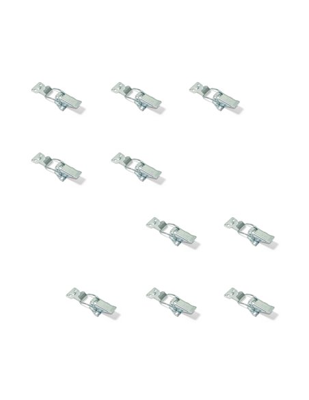 Emuca Fermetures tenseur pour meubles, Acier, Zingué, 10 ut.