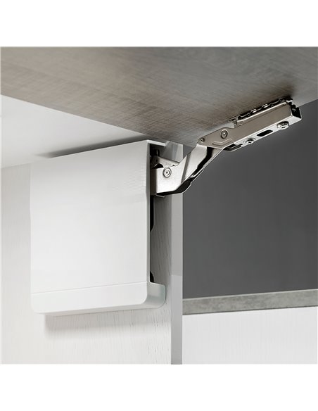 Emuca Conjunto de bússolas para portas elevatórias ágeis, 3200 - 9000, Aço e Plástico, Branco EMUCA - 2