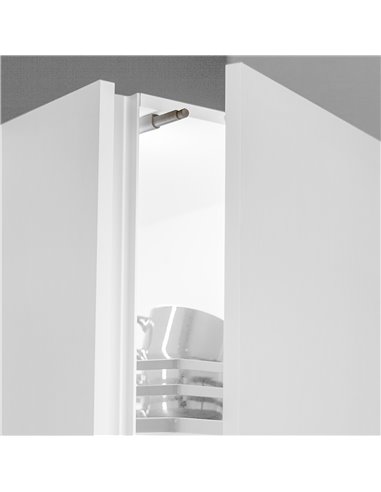 Emuca Latches for doors, Plastic, Grey, 10 pcs.
