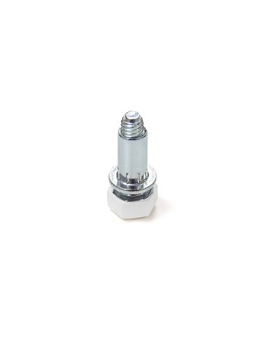 Emuca Lote de 20 pies niveladores para mueble, base hexagonal, M6, regulación 18mm, Acero y plástico