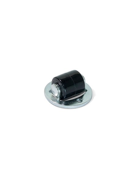 Emuca Rotelle per piano girevole, D. 13 mm, Acciaio e Plastica, 20 u.