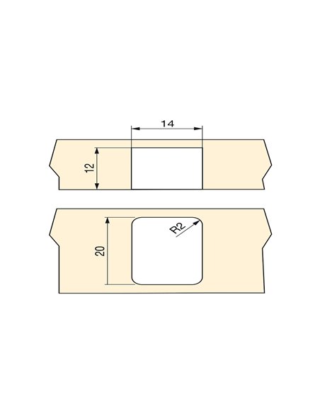 Emuca Rotelle per piano girevole, D. 13 mm, Acciaio e Plastica, 20 u.