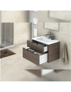 Emuca Concept Kitchen drawer kit, height 185 mm, depth 450 mm, soft close, Steel, White 2