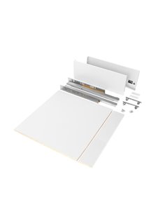 Kit de tiroirs Emuca pour cuisine ou salle de bain avec plans inclus, fermeture amortie, profondeur 500 mm, hauteur 178 mm, modu