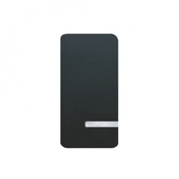 Tecla para interruptor, conmutador o cruz estrecha CAOBA con luminoso BJC 16705-ML