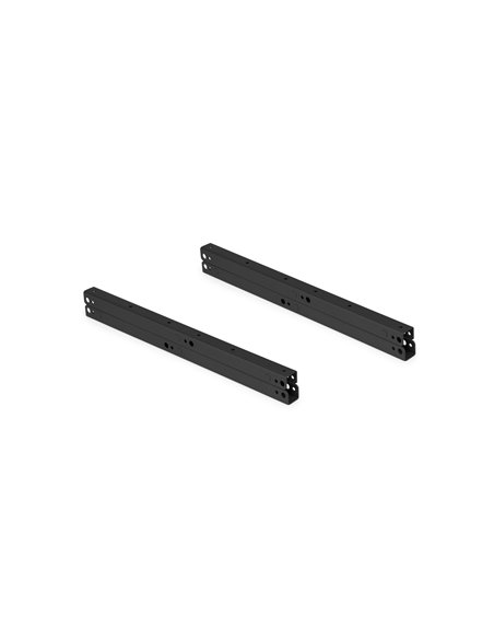 Emuca Conjunto de mecanismos de elevação para mesas de centro, permite elevar a mesa 135mm, Aço, Pintado em preto EMUCA - 6