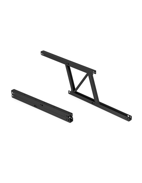 Emuca Conjunto de mecanismos de elevação para mesas de centro, permite elevar a mesa 135mm, Aço, Pintado em preto EMUCA - 9