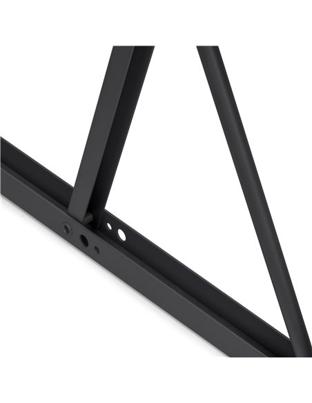 Emuca Juego de mecanismos elevables para mesas de centro, permite elevar la mesa 192mm, Acero, Pintado negro