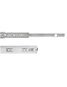 Emuca Kit Guide per cassetti, a sfera, 45 x 300 mm, estrazione totale, con squadre, Zincato 2