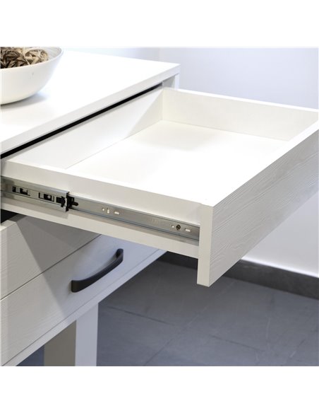 Emuca Set guide per cassetti, sfera, 45 x 500 mm, estrazione totale, con push, chiusura ammortizzata, zincato, 5 pz.