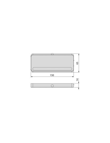 Emuca Rechargeable LED light, movement sensor, natural white light, Plastic, Metal-grey