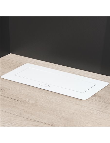 Emuca Multiconector Atom 26, 225x111mm, 2 enchufes tipo Schuko, 1 USB tipo A, 1USB tipo C, 1 RJ45, 1 HDMI, Zamak-Acero-Plástico,