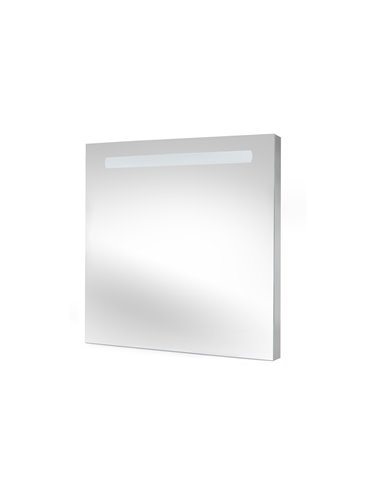 EMUCA | Pegasus Badezimmerspiegel mit LED-Frontbeleuchtung 60x70cm