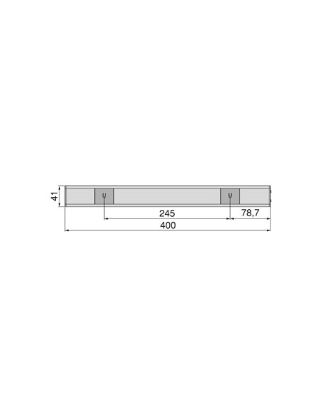 Emuca Kaus Aplique LED recarregável USB com sensor de movimento, L400mm, Plástico e Alumínio, Anodizado mate EMUCA - 16