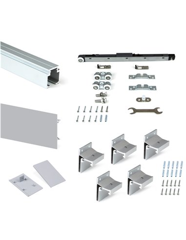 Emuca Plate rack, 900 mm unit, Stainless steel