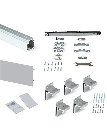 Emuca Plate rack, 900 mm unit, Stainless steel